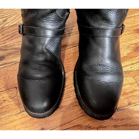 ARIAT black premium leather knee-high riding boots, waterproof, Sz10 - Picture 6 of 8